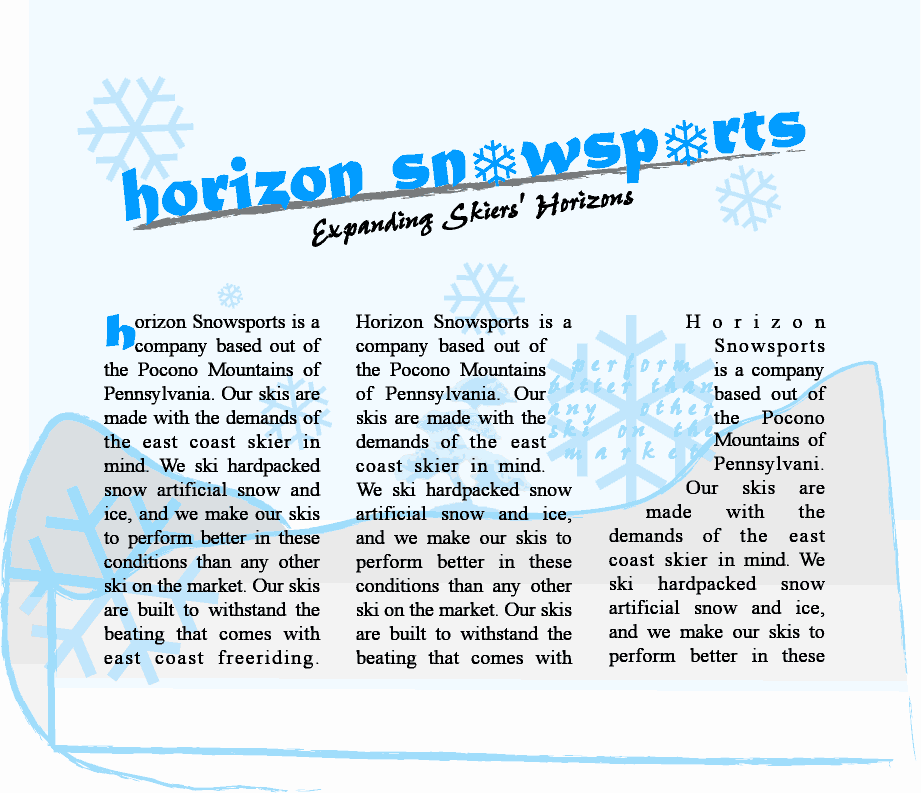 brochure i made for digi art class, i know the text is all the same, the text didnt matter