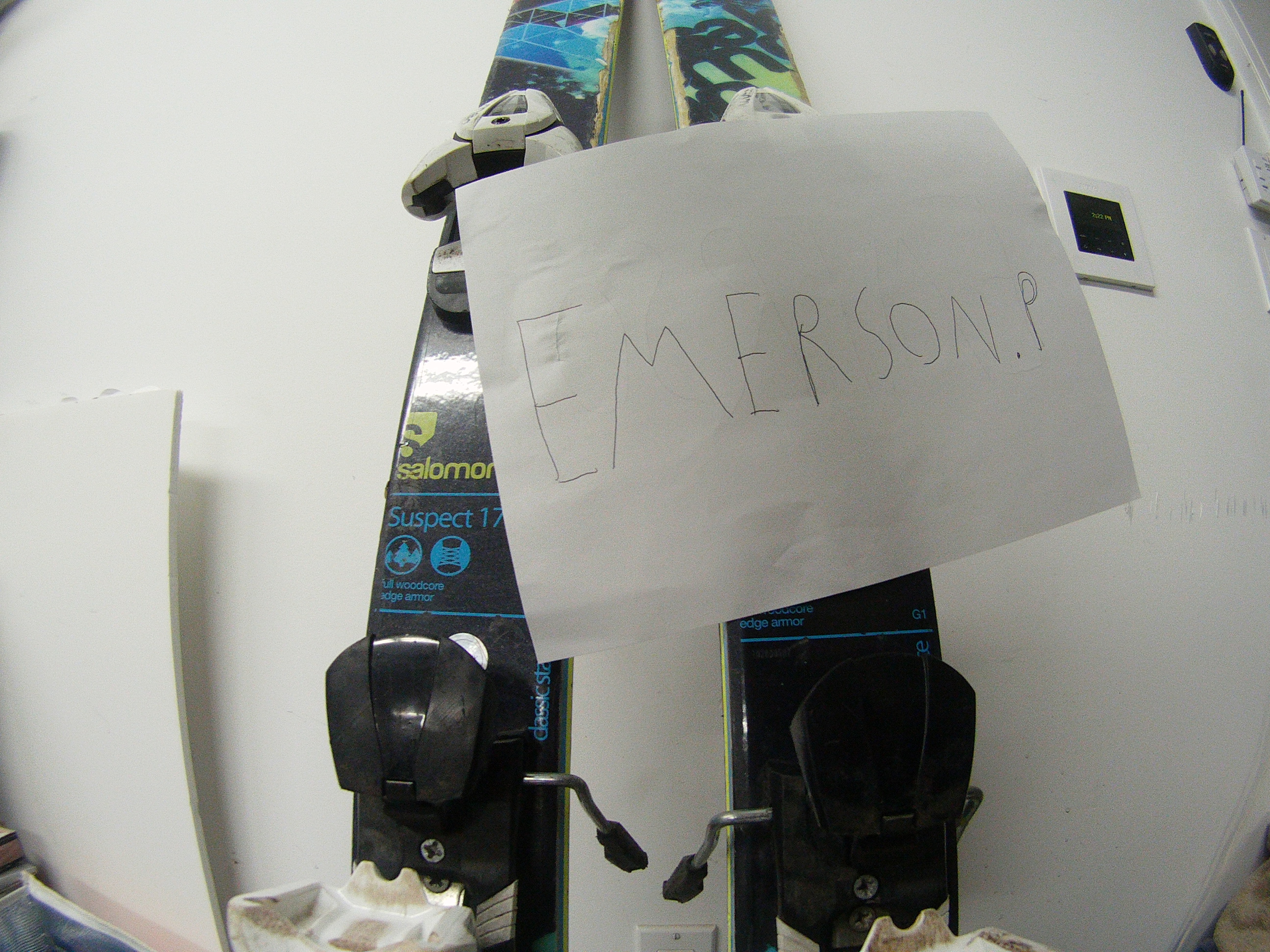 Broken brake on suspect