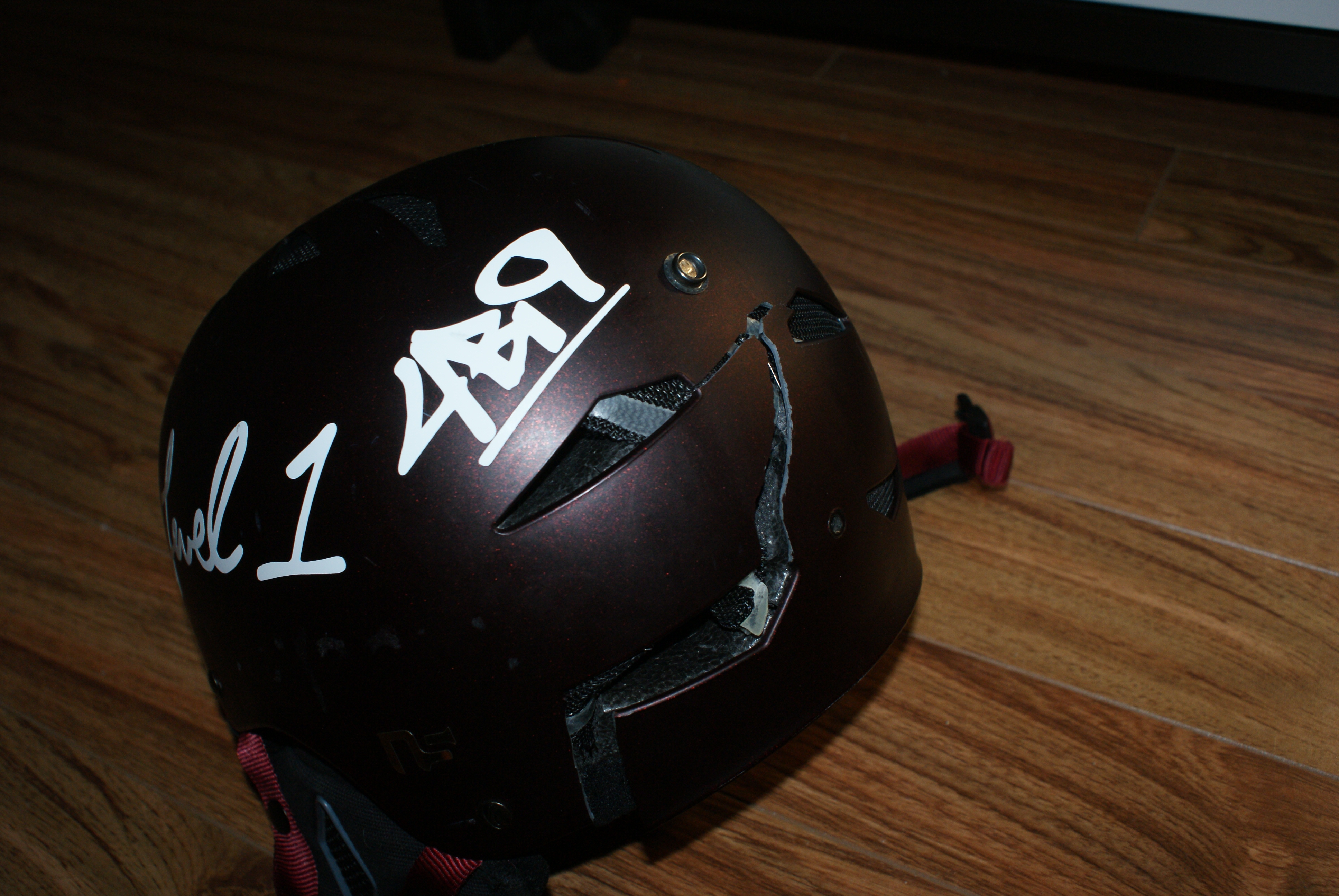 Broken helmet - 2 of 2