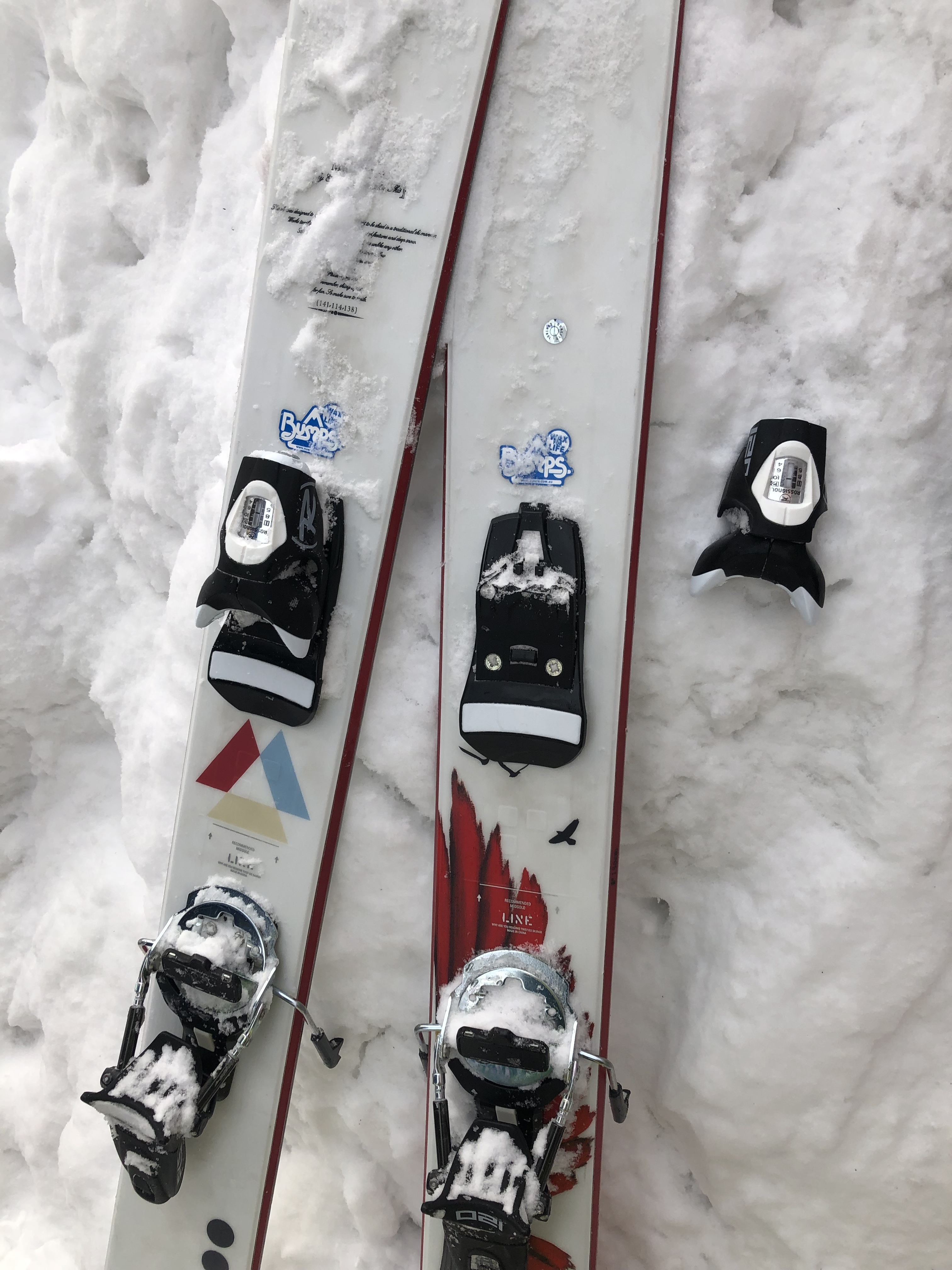 Broken Rossignol fks/look pivot bindings 
