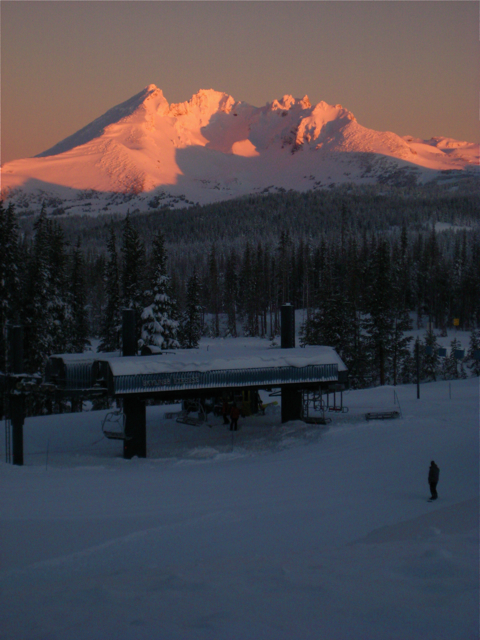 Broken Top Before Skyliner Chair Opens