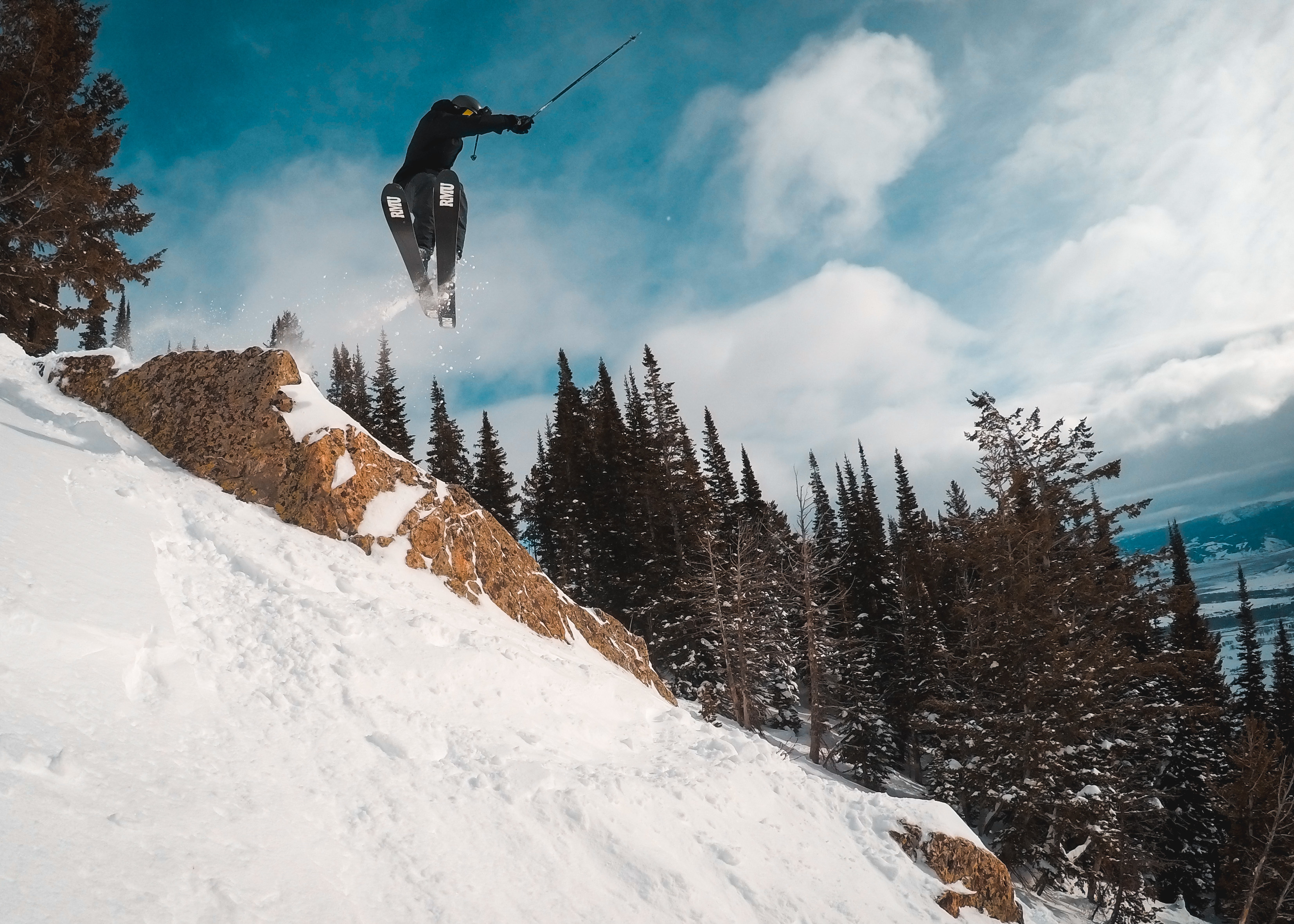 Bub charging in Jackson Hole