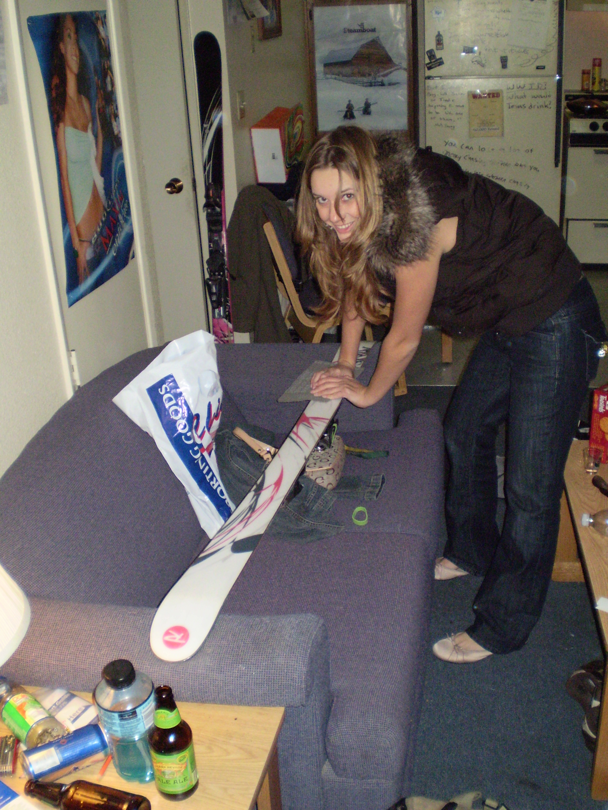 Buffing her out after a good wax job