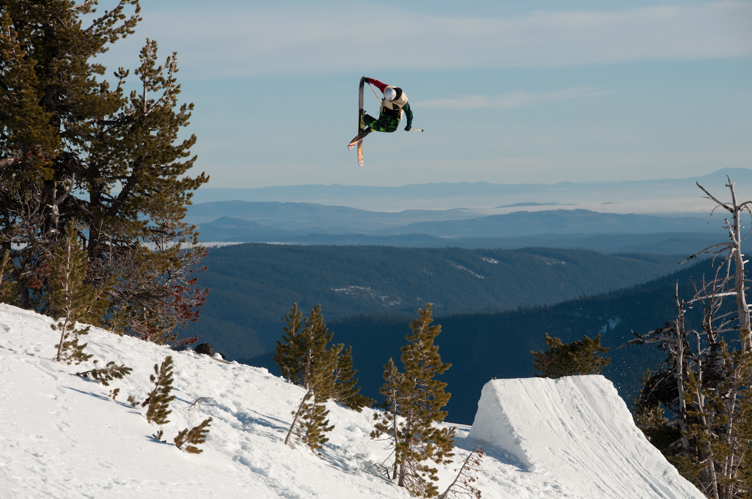 Built a little jump yesterday