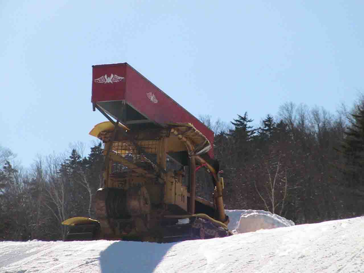 Bulldozer Box at Waterville for the Red Bull "Schooled" Comp.