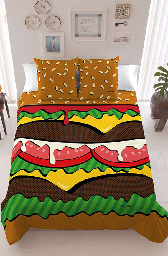 Burger bed