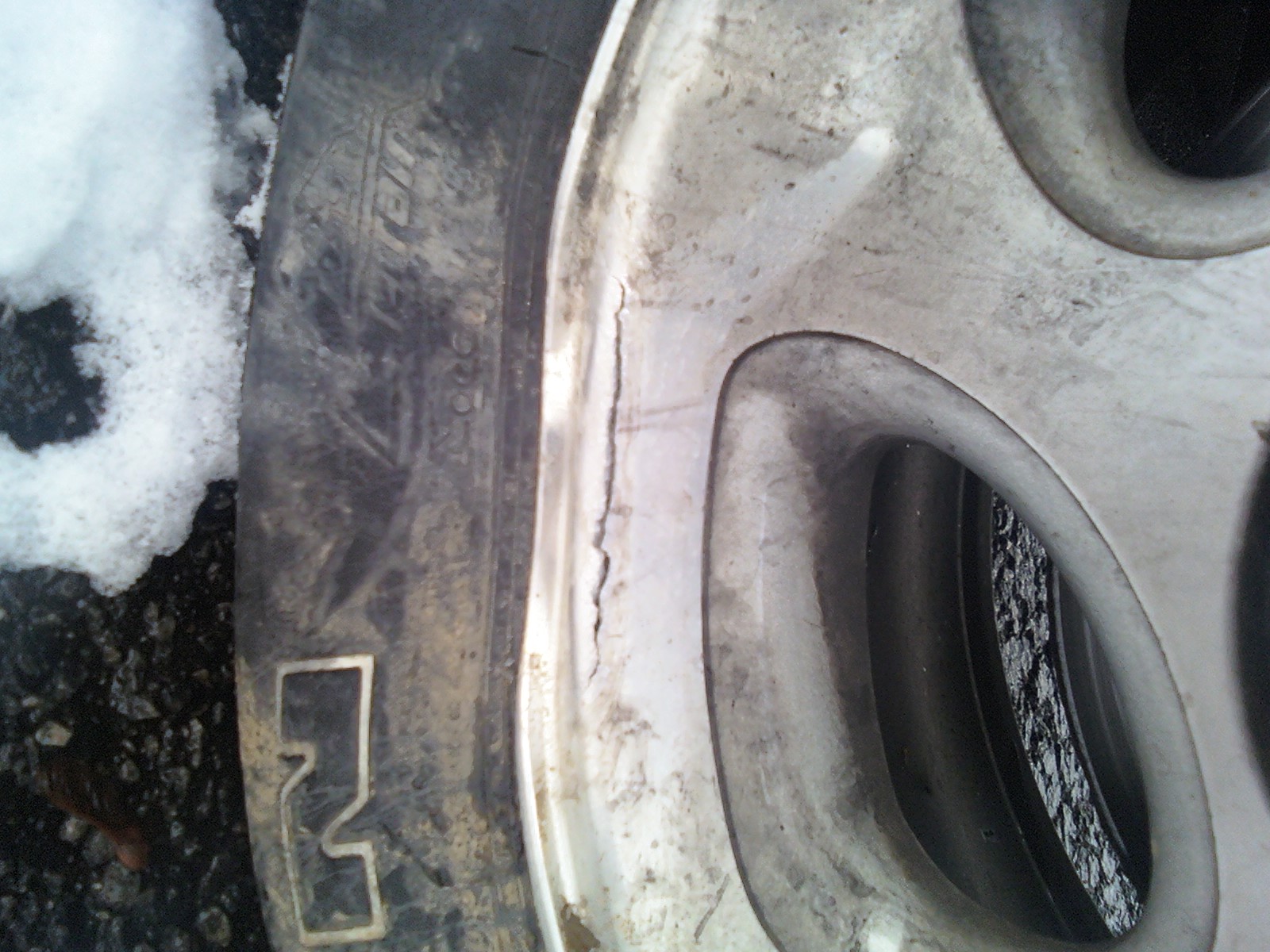 Busted rim gonna cost $310