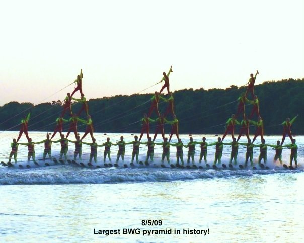 BWG show team biggest pyramid ever
