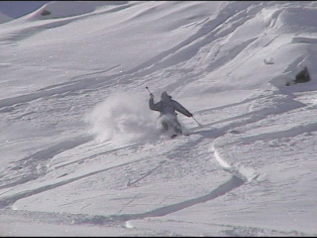 Byron tearing up some turns in France