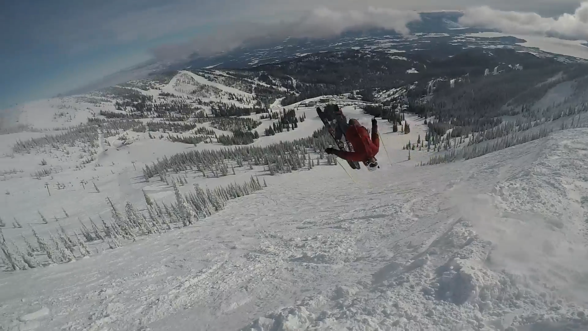 C-Chute Cornice Backflip (GoPro Screengrab)