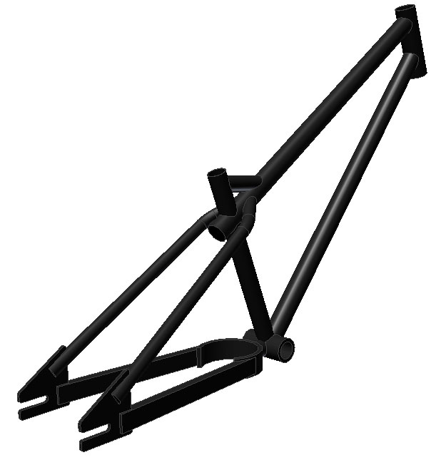 CAD bike frame