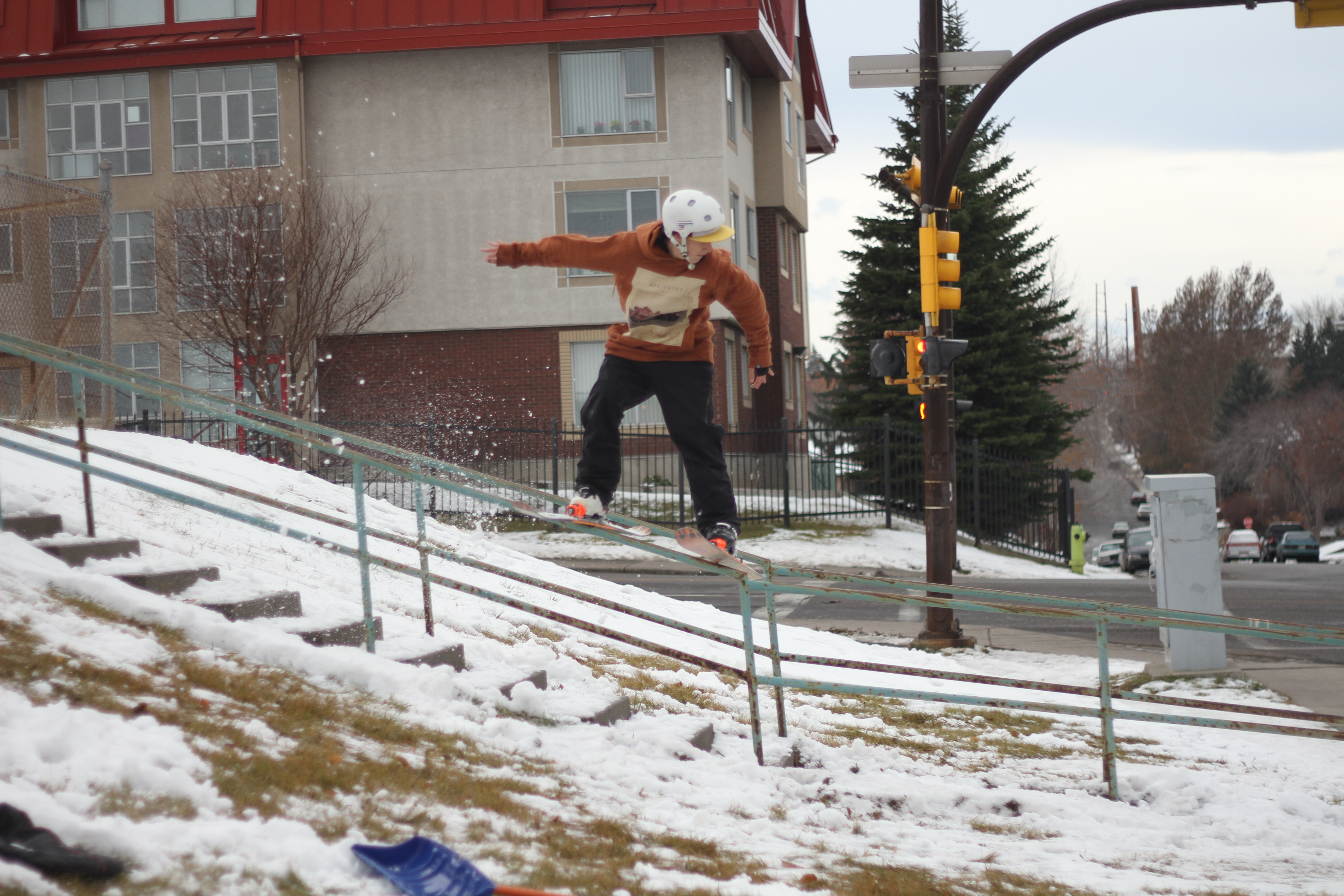 Calgary down flat rail 