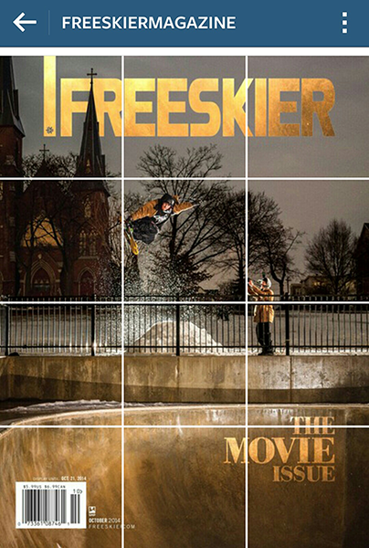 Cam Boll Freeskier Cover