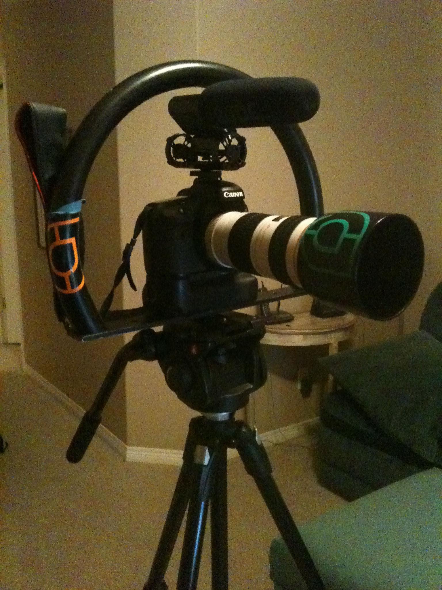 Cam rig for thread