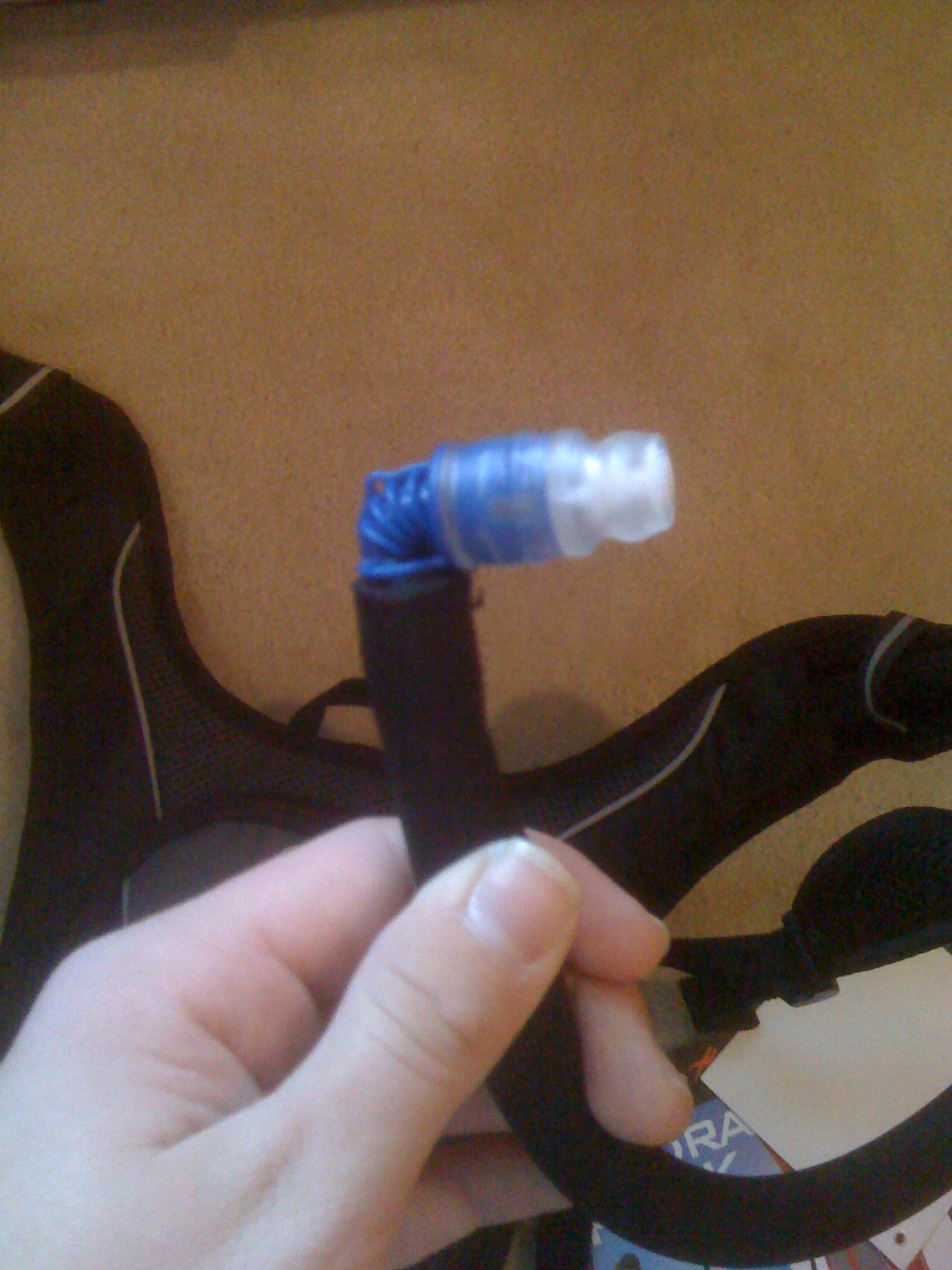 Camel back water spout