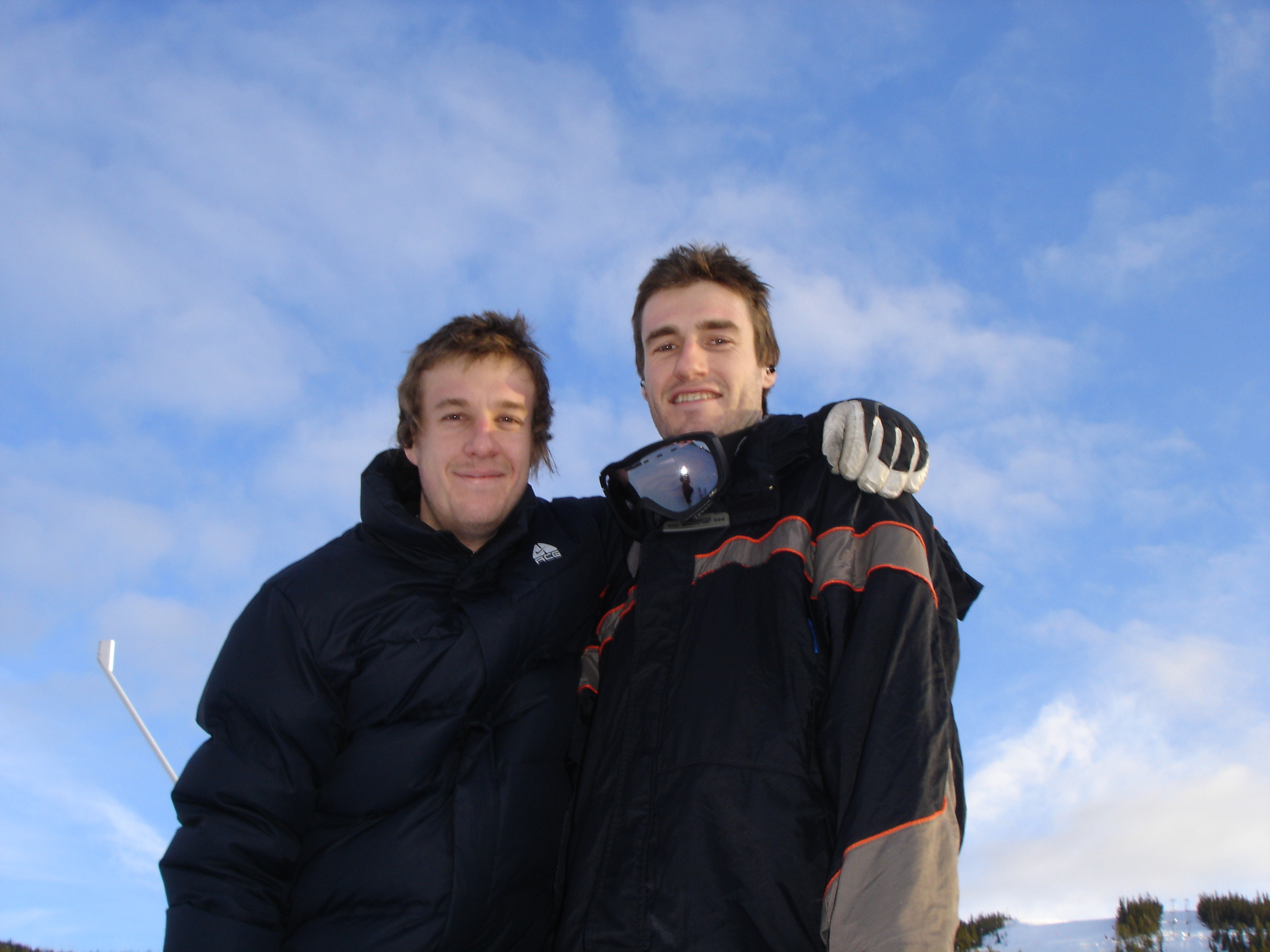 Cameron (my brother) and I in Nesbyen, Norway.