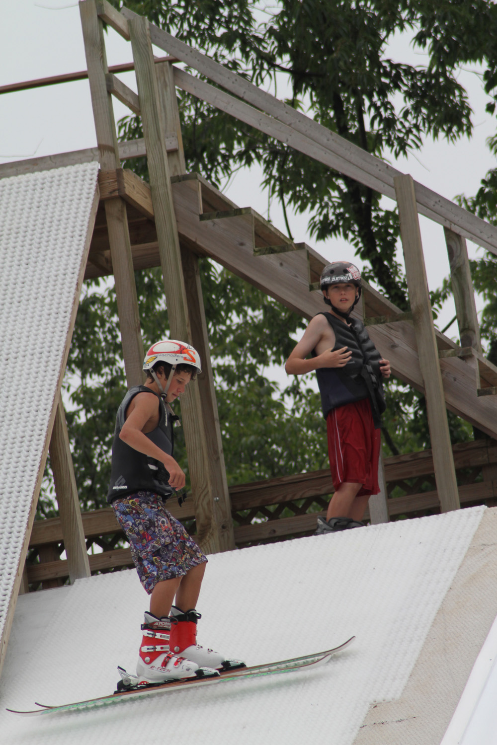 Campers Ready to Hit Water Ramp