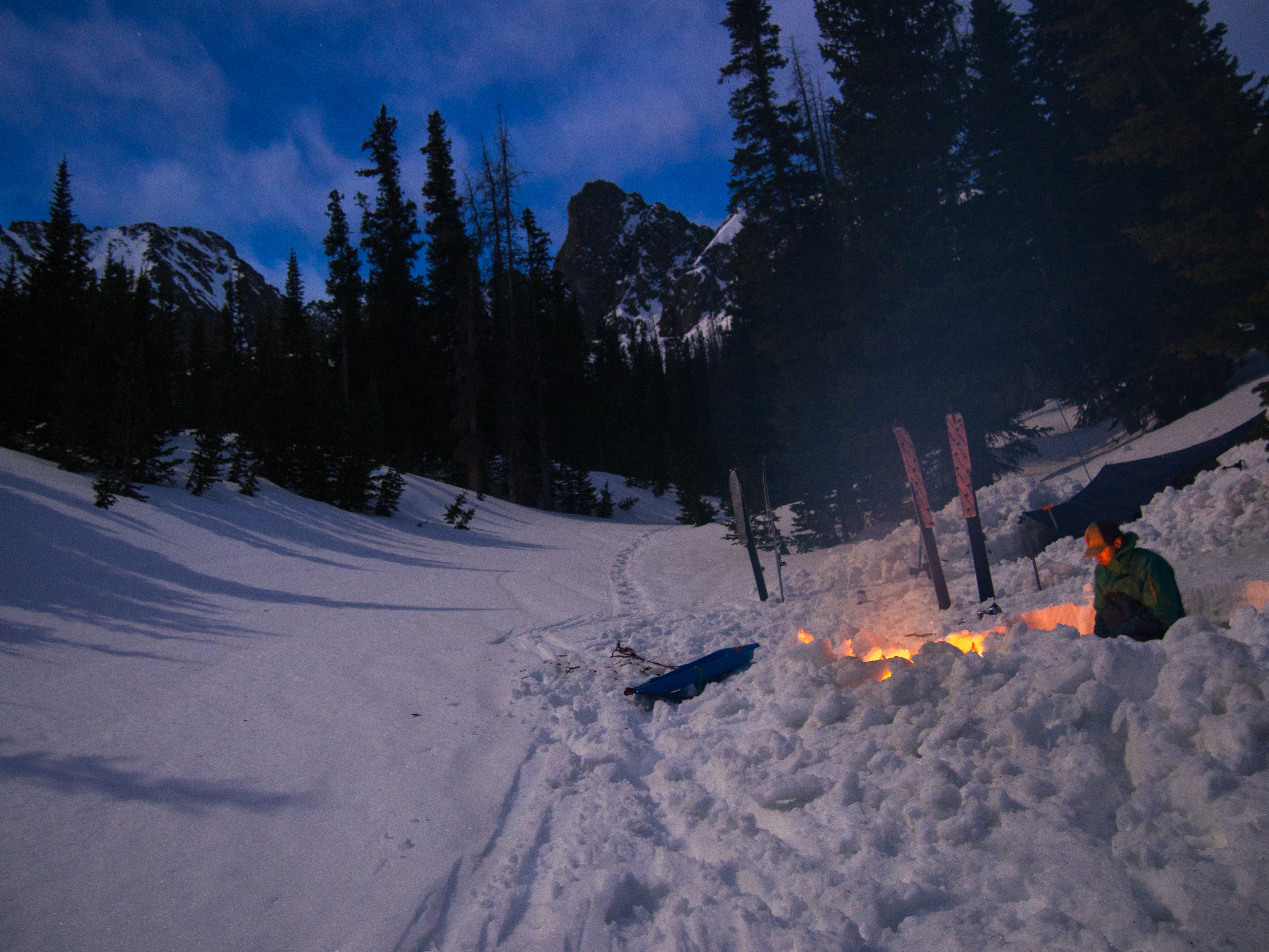 Camping at the Crags
