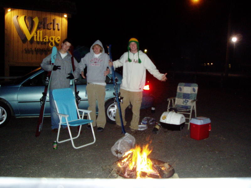 Camping out