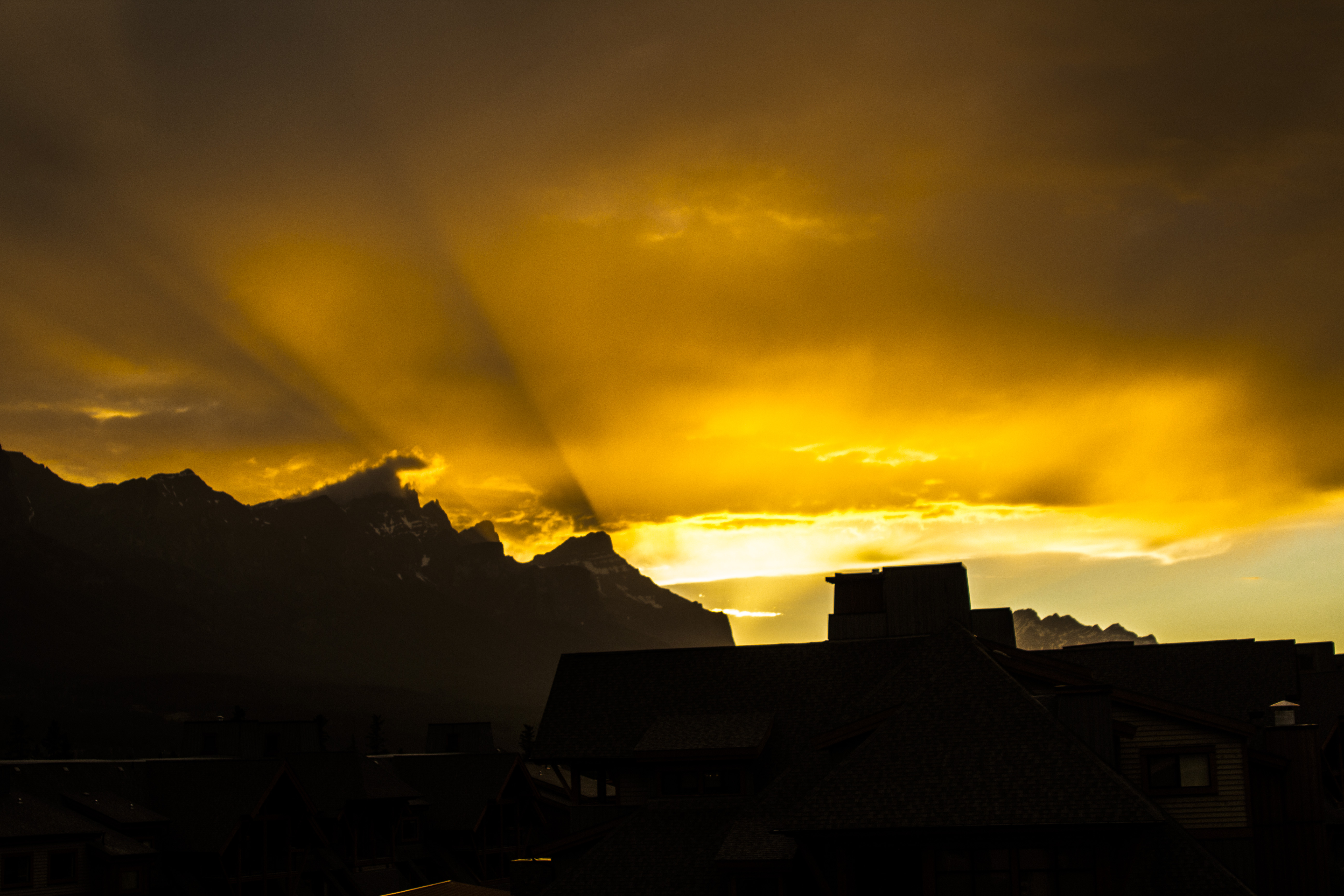 Canmore sunset 