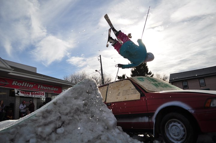 Car Jib Flat 3 into sun