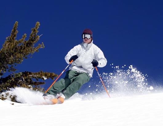 carved turn chalk conditions back of mammoth