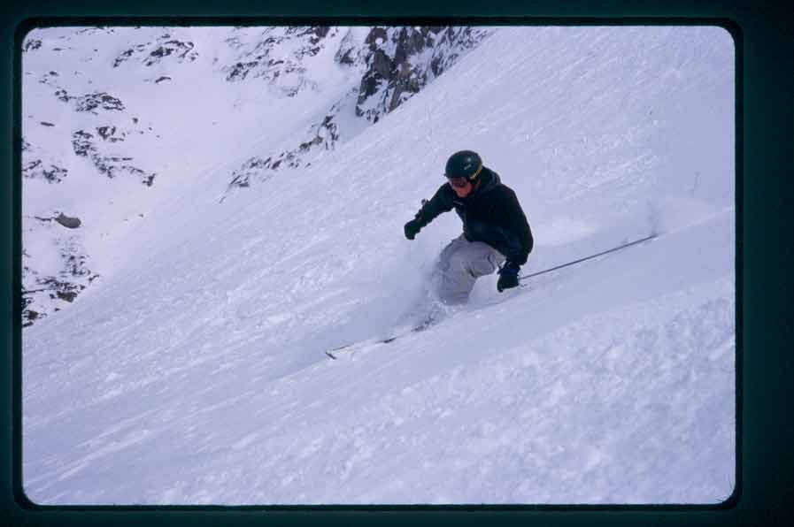 carving some turns at blackcomb