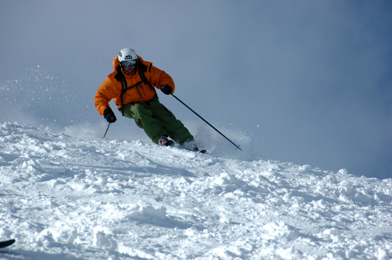Carving through the slop on the Lotus 120.
