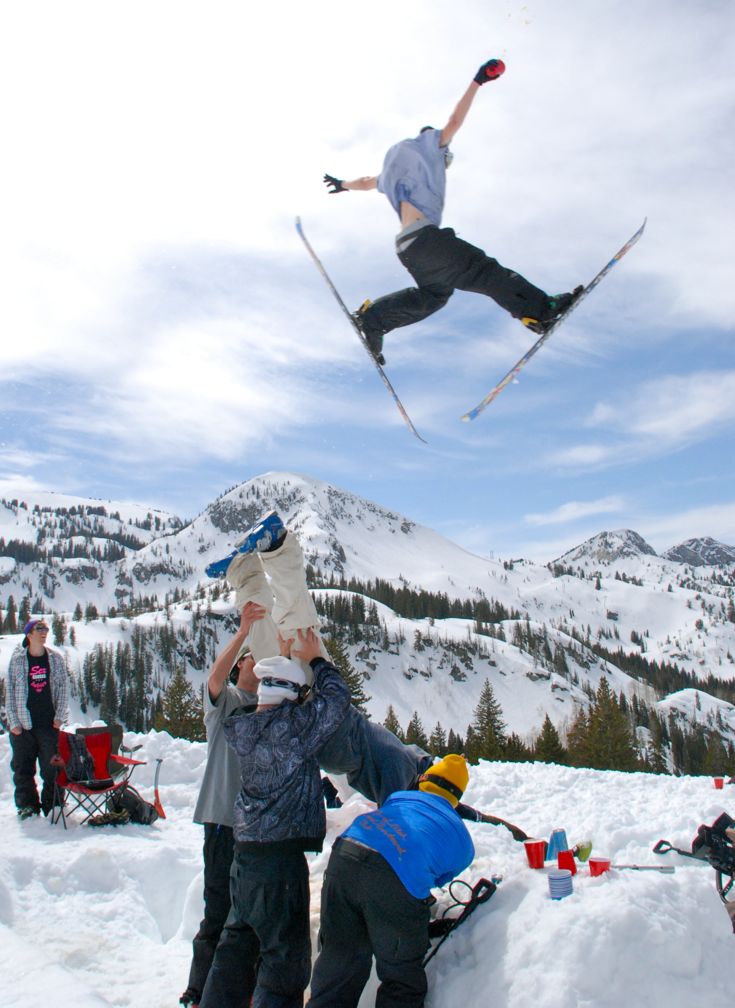 Cat's keg stand for jump day 2011