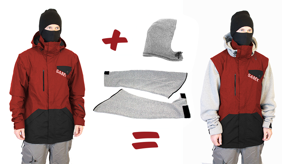 Change it up with the Switch Jacket.