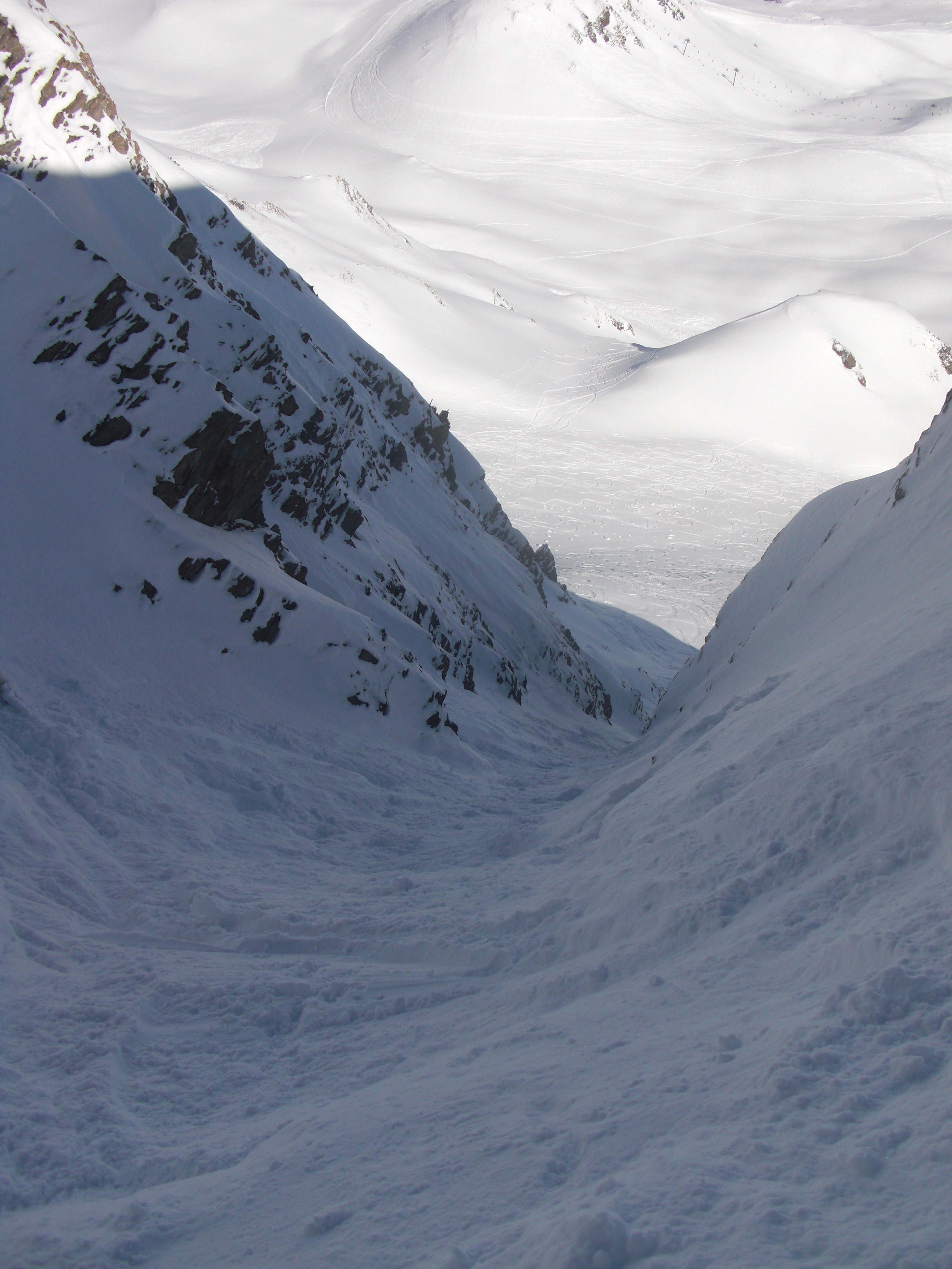 Chardonnet cooloir tignes
