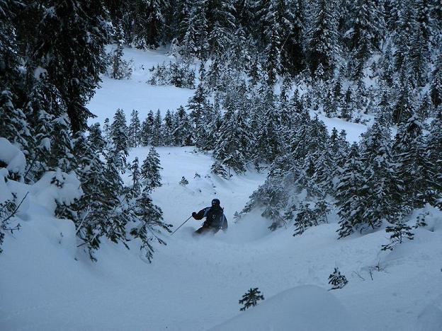 Charging a Narrow Chute