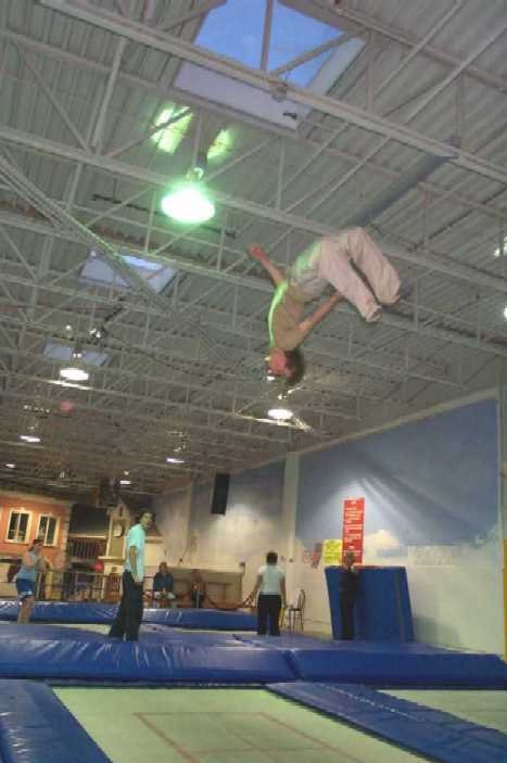 Charles hanging a layed out Rodeo