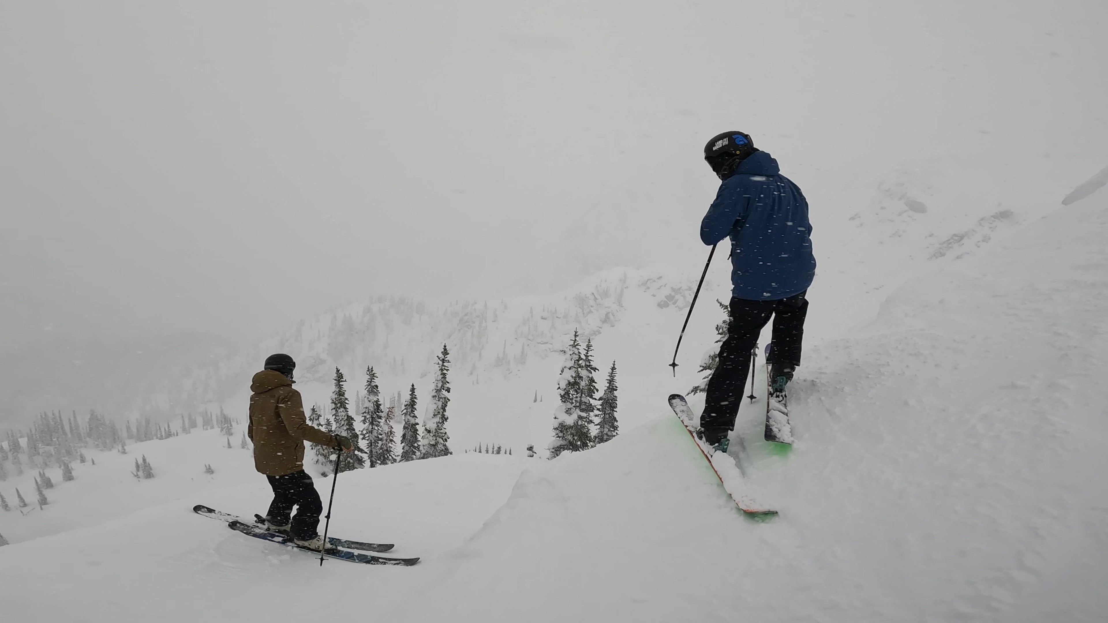 checking out the options on sweet spot in Revelstoke