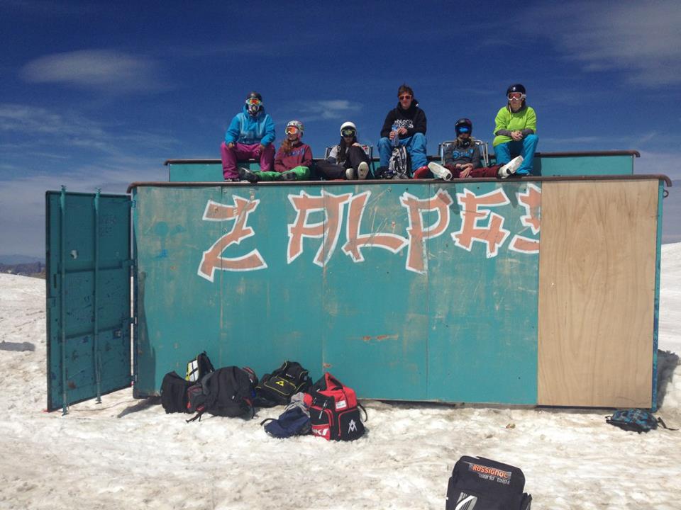 Chiling in Les 2 alpes