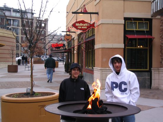 Chillen by da Fire in SLC