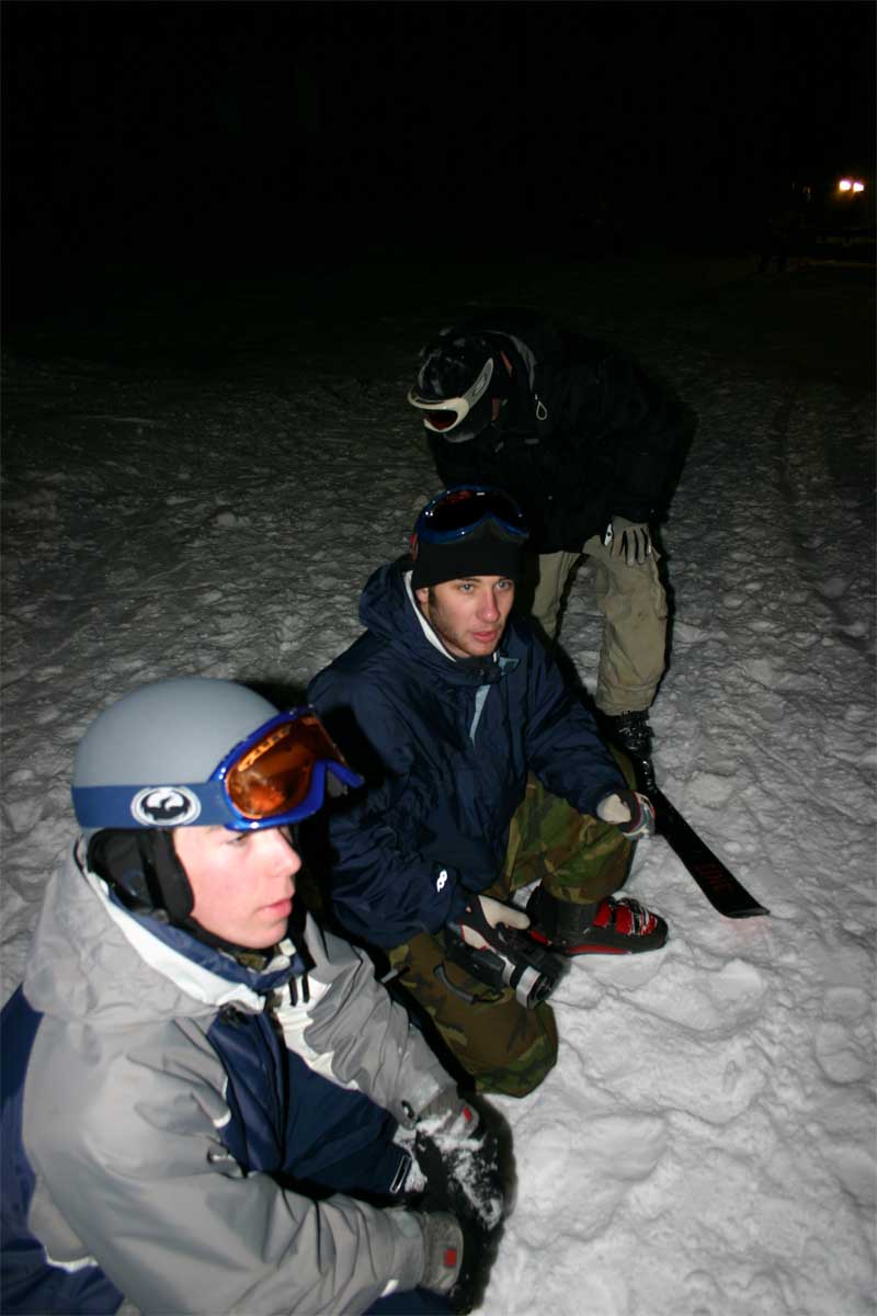 chillin before the rail jam.