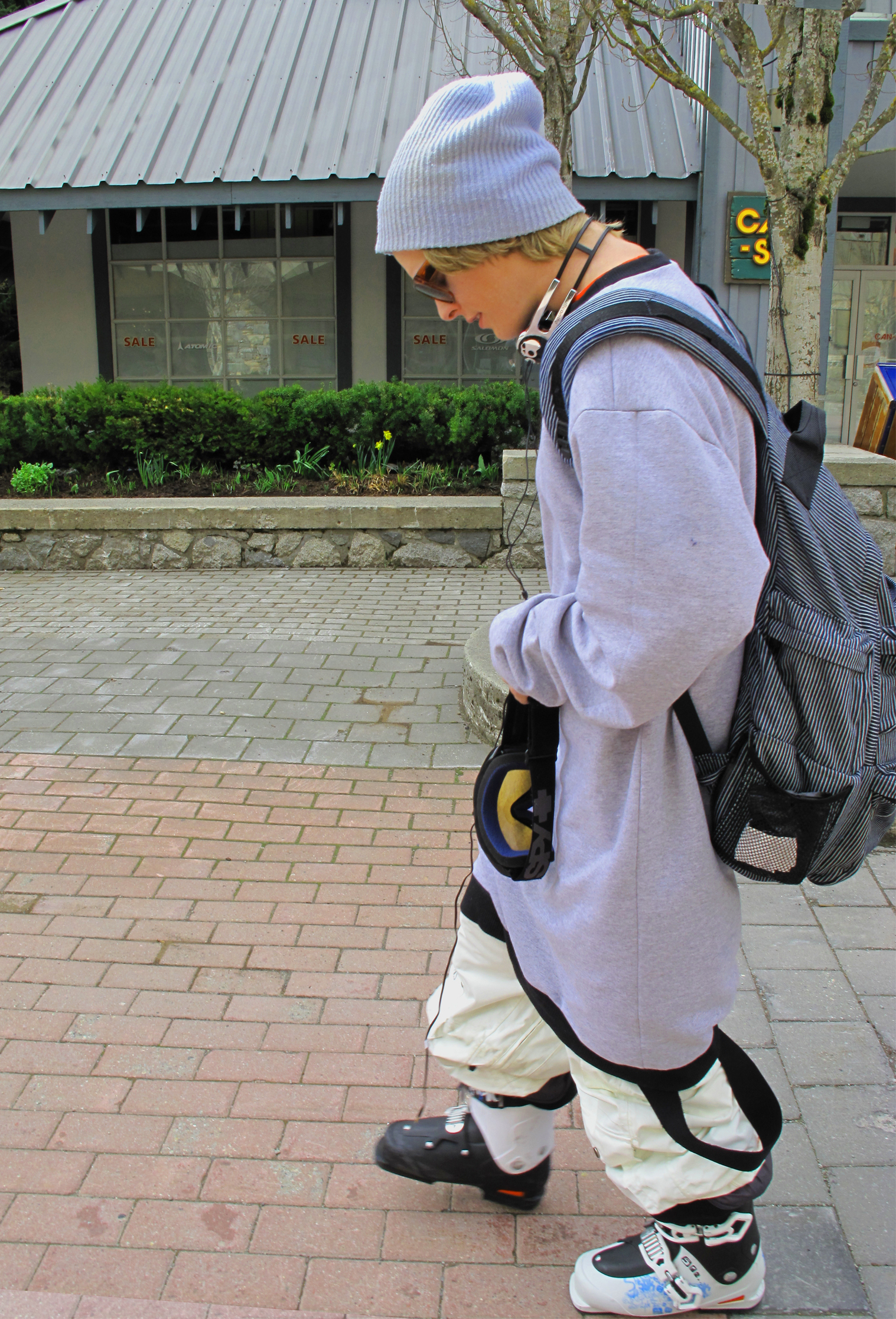 Chillin in a PS hoodie