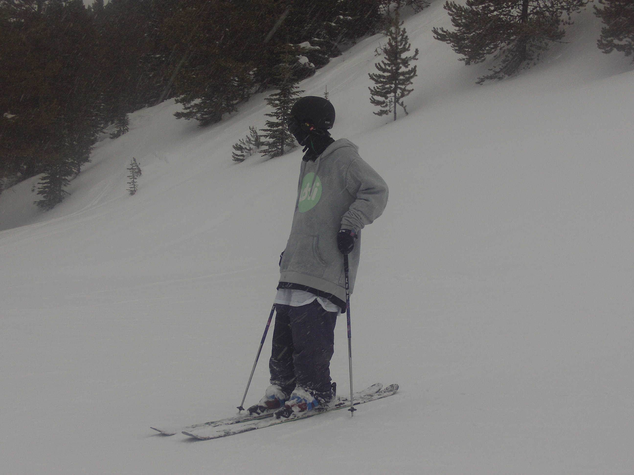 chilling at lake louise