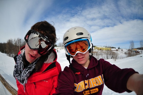 Chilling on the pole