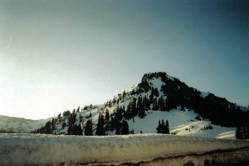 Chinook pass early in the morning