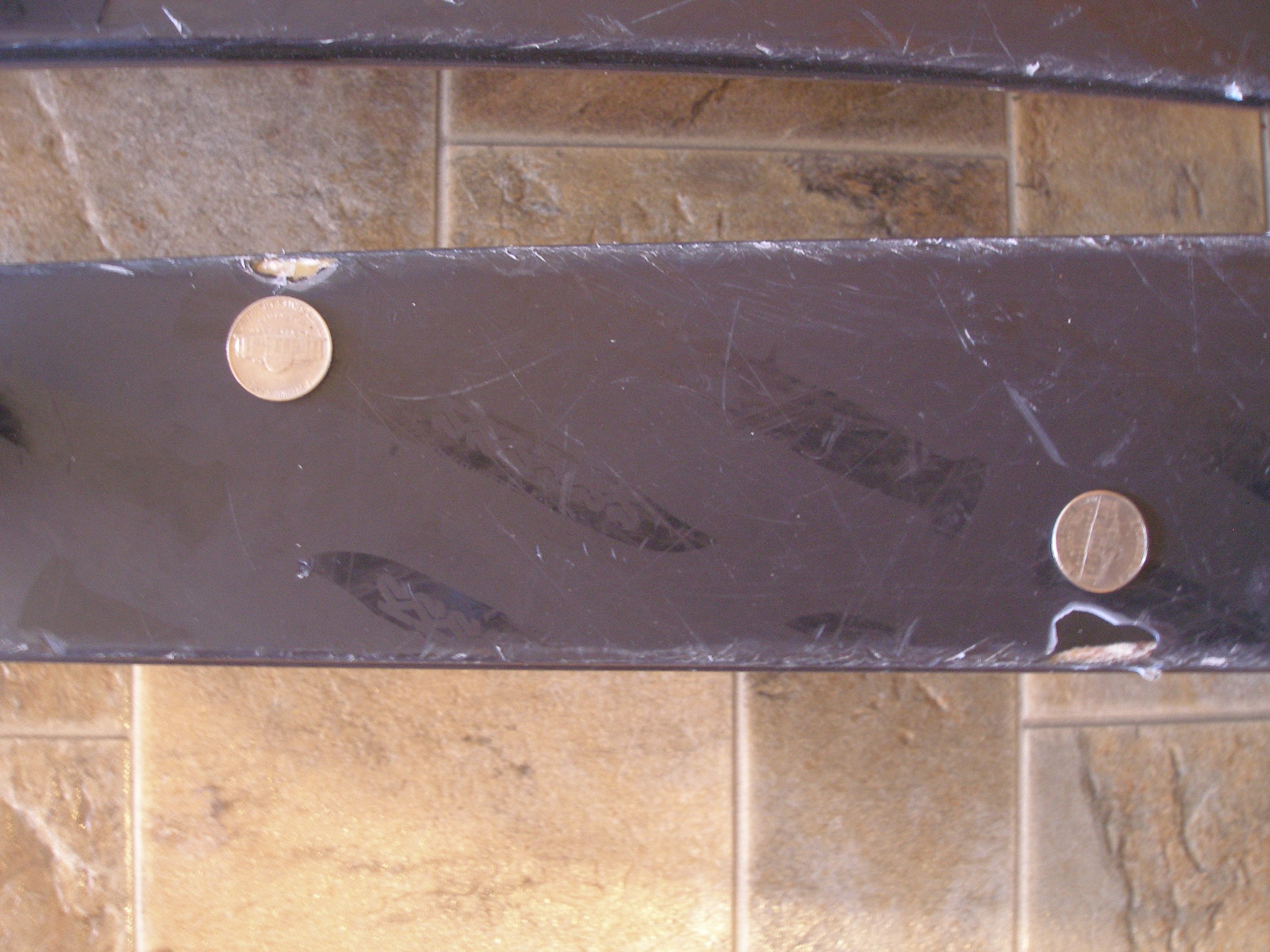 Chips beside nickels