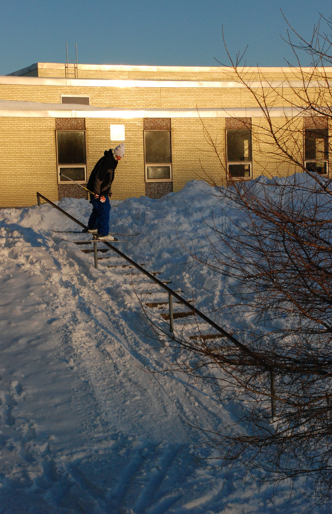Chris Ready Skier Sliding