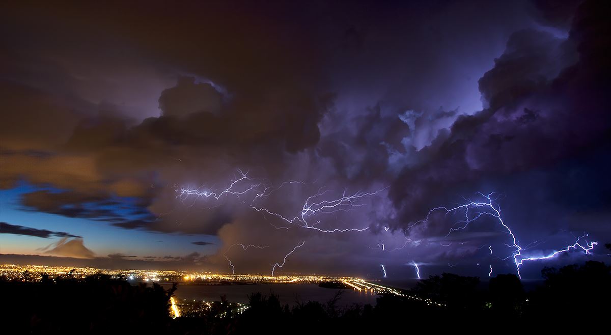 christchurch lightning
