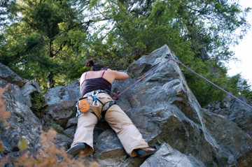 Christine on the rock again
