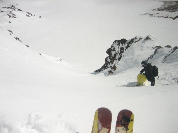 Chute in CB Backcountry