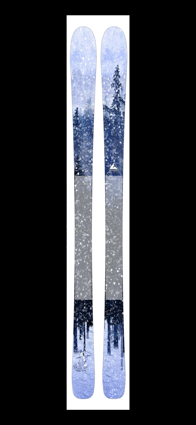 Cindy’s Graphic for Wagner Skis