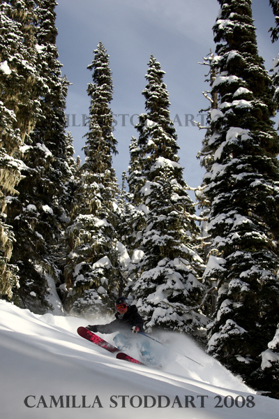 Claire Hughes powder turn