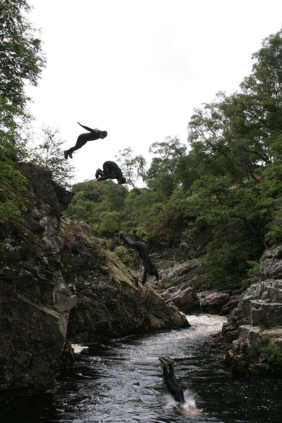 Cliff Diving in Scotland