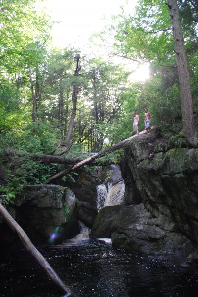 Cliff jumpin at eneders